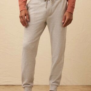 Faherty Legend Lounge Sweatpant Light Heather Grey XL NWT